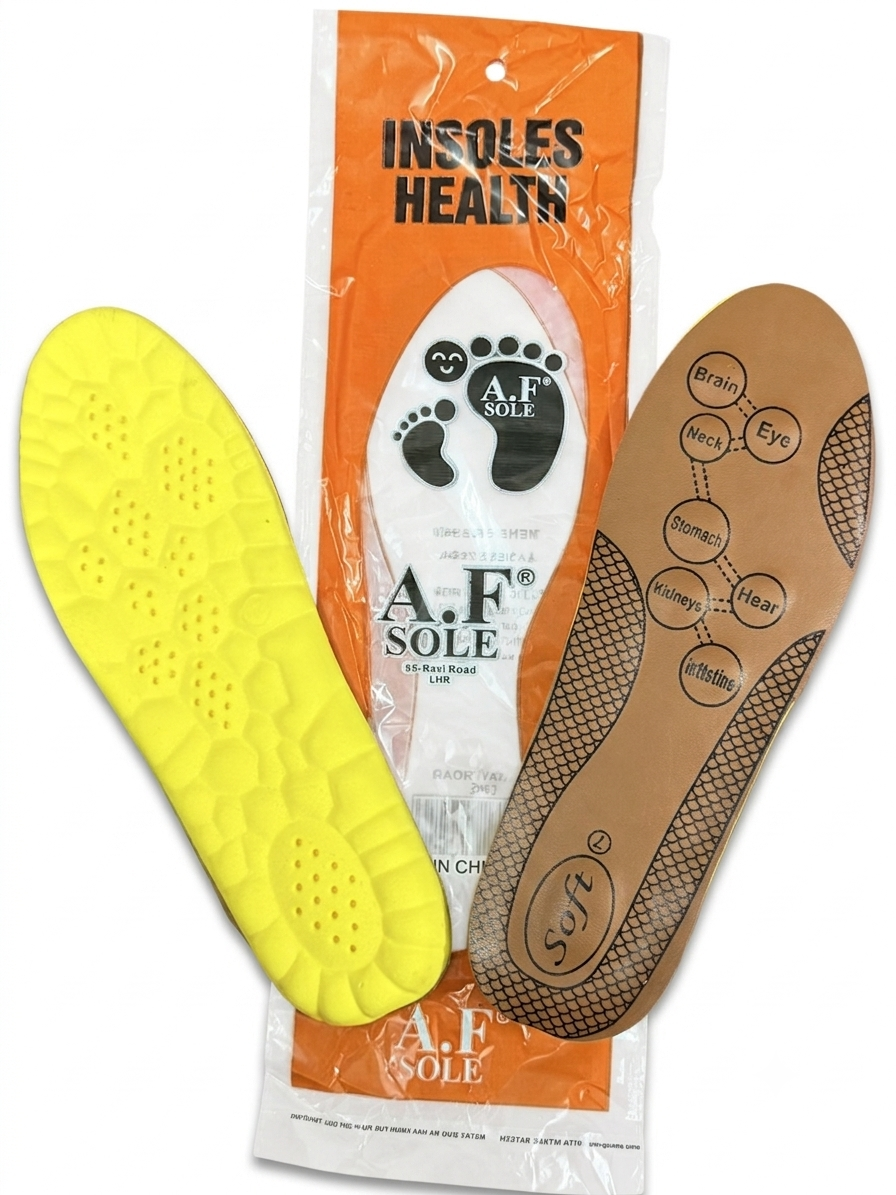 PAIR OF AF PREMIUM COMFORT AND MEDICATED INSOLE